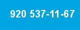 920 537-11-67 920 537-11-67